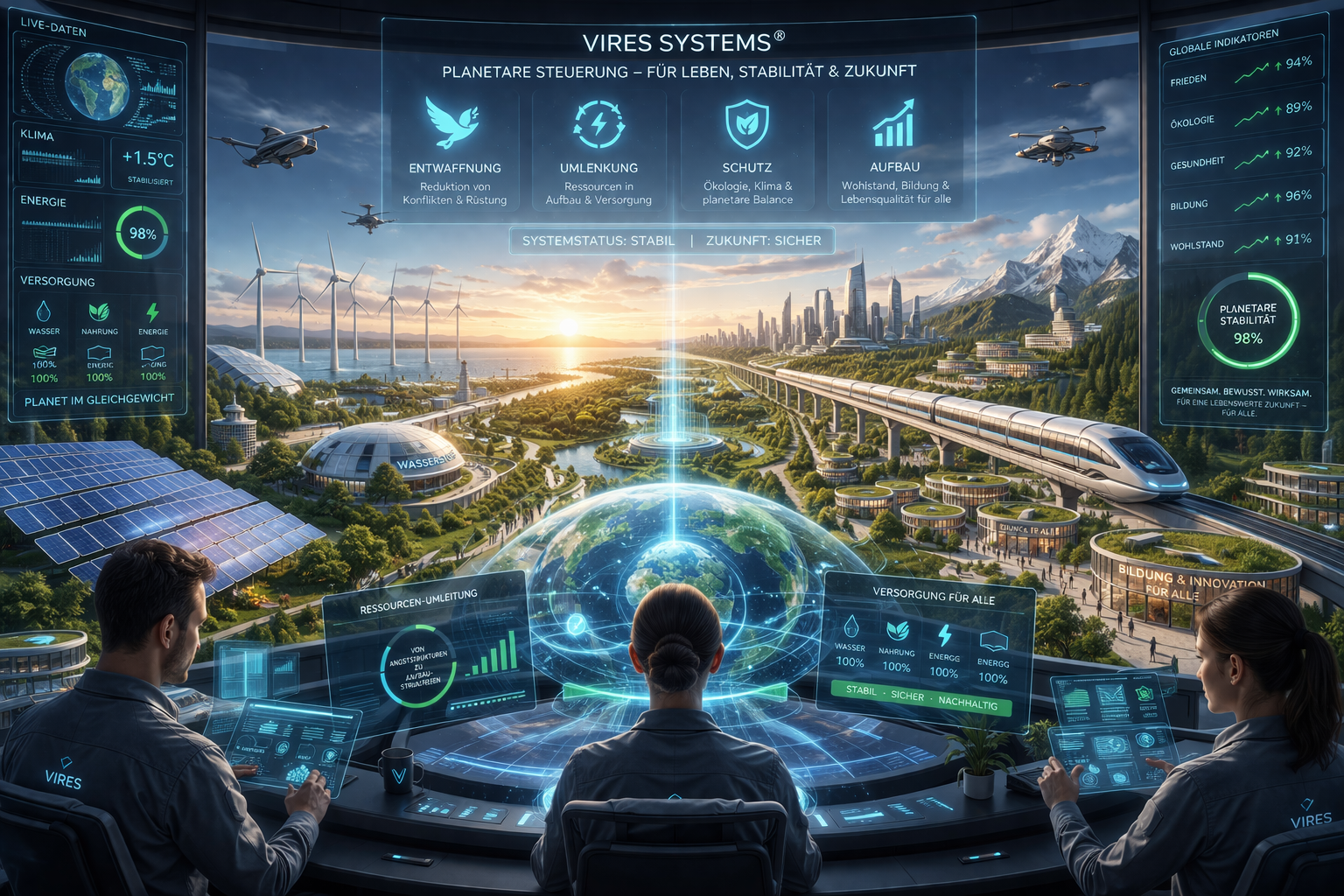 Versorgte Zukunftsstadt